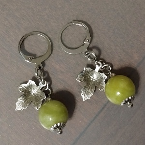 Cercei din jad - bijuterii - cercei - cercei din pietre semiprețioase - Artynos.ro