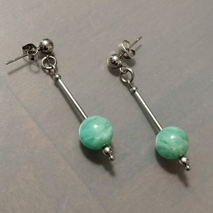 Amazonit, Bijuterii, Cercei, Cercei din pietre semipretioase, Confectionarea bijuteriilor, ARTYNOS