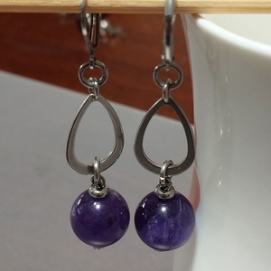 Ametist, Bijuterii, Cercei, Cercei din pietre semipretioase, Confectionarea bijuteriilor, ARTYNOS