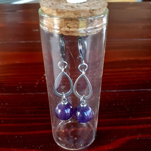 Ametist - bijuterii - cercei - cercei din pietre semiprețioase - Artynos.ro