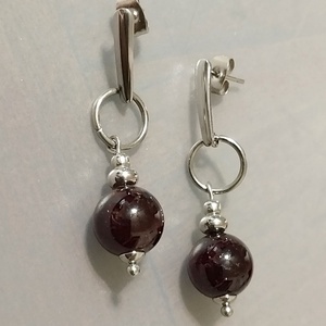 Granat, Bijuterii, Cercei, Cercei din pietre semipretioase, Confectionarea bijuteriilor, ARTYNOS