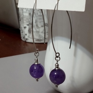 Ametist, Bijuterii, Cercei, Cercei din pietre semipretioase, Confectionarea bijuteriilor, ARTYNOS