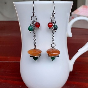 Carneol si jad, Bijuterii, Cercei, Cercei din pietre semipretioase, Confectionarea bijuteriilor, ARTYNOS