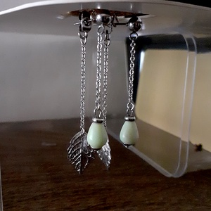 Jad - bijuterii - cercei - cercei din pietre semiprețioase - Artynos.ro