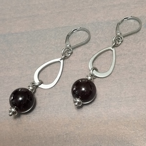 Granat - bijuterii - cercei - cercei din pietre semiprețioase - Artynos.ro