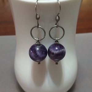 Ametist, Bijuterii, Cercei, Cercei din pietre semipretioase, , ARTYNOS