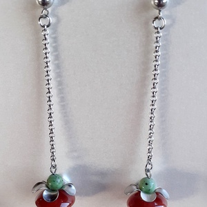 Agat si jad - bijuterii - cercei - cercei din pietre semiprețioase - Artynos.ro