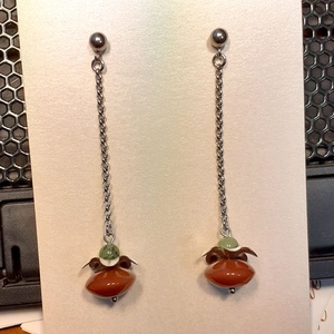 Agat si jad - bijuterii - cercei - cercei din pietre semiprețioase - Artynos.ro