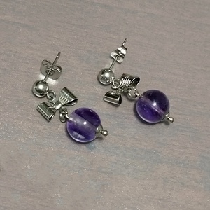 Ametist - bijuterii - cercei - cercei din pietre semiprețioase - Artynos.ro
