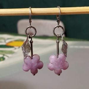 Lepidolit, Bijuterii, Cercei, Cercei din pietre semipretioase, Confectionarea bijuteriilor, ARTYNOS