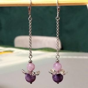  Lepidolit, Bijuterii, Cercei, Cercei din pietre semipretioase, Confectionarea bijuteriilor, ARTYNOS