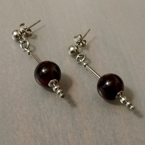 Granat - bijuterii - cercei - cercei din pietre semiprețioase - Artynos.ro