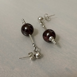 Granat - bijuterii - cercei - cercei din pietre semiprețioase - Artynos.ro