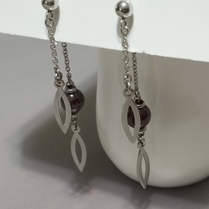 Granat - bijuterii - cercei - cercei din pietre semiprețioase - Artynos.ro