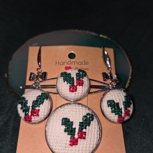 Set de bijuterii festive - crăciun - îmbrăcăminte de crăciun - Artynos.ro