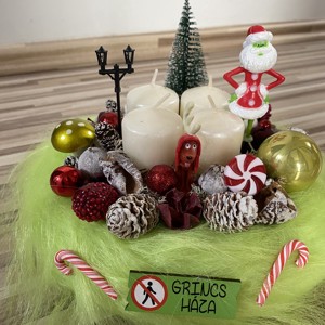Grinch Crăciun masă de advent dis -  - Artynos.ro