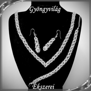 Set de bijuterii de nunta, de mireasa, casual, cristal Swarovski SSZE-SW01-1 5328, , , ARTYNOS