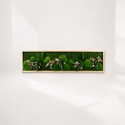 Tablou cu licheni stabilizati Aeris, 100 � 30 cm � decor vegetal cu detalii botanice - Artynos.ro