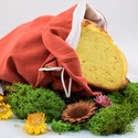 Sac captusit pentru paine 2kg, nowaste, ecologic, terracota (marimea M) sau wetbag - Artynos.ro